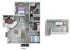 Madison 2 Bed 2 Bath Renovated Floor Plan A Madison 2 Bed 2 Bath Renovated Floor Plan A at Fortress Grove, Murfreesboro, TN, 37128